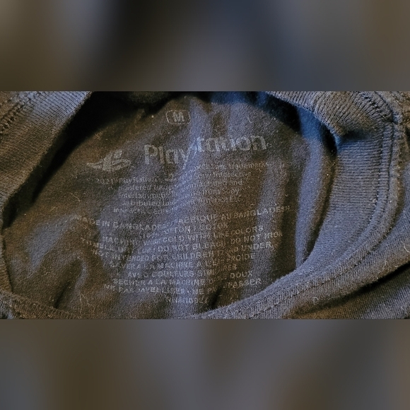 "Vintage Playstation 1994" Size Medium Black Short Sleeve Cotton T-Shirt ©️ 2021 - Picture 4 of 7